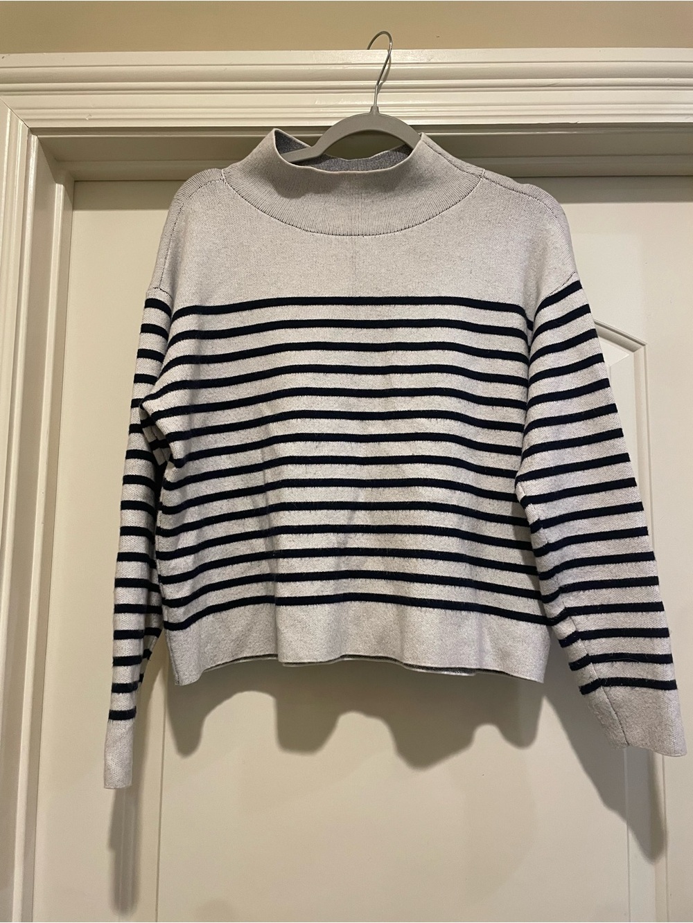 Maeve Anthropologie Carys Mockneck Striped Sweater Women’s XS